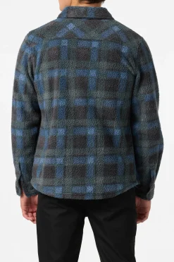 Shirts & Flannels^O'Neill Glacier High Pile Superfleece Standard Fit Overshirt dark slate