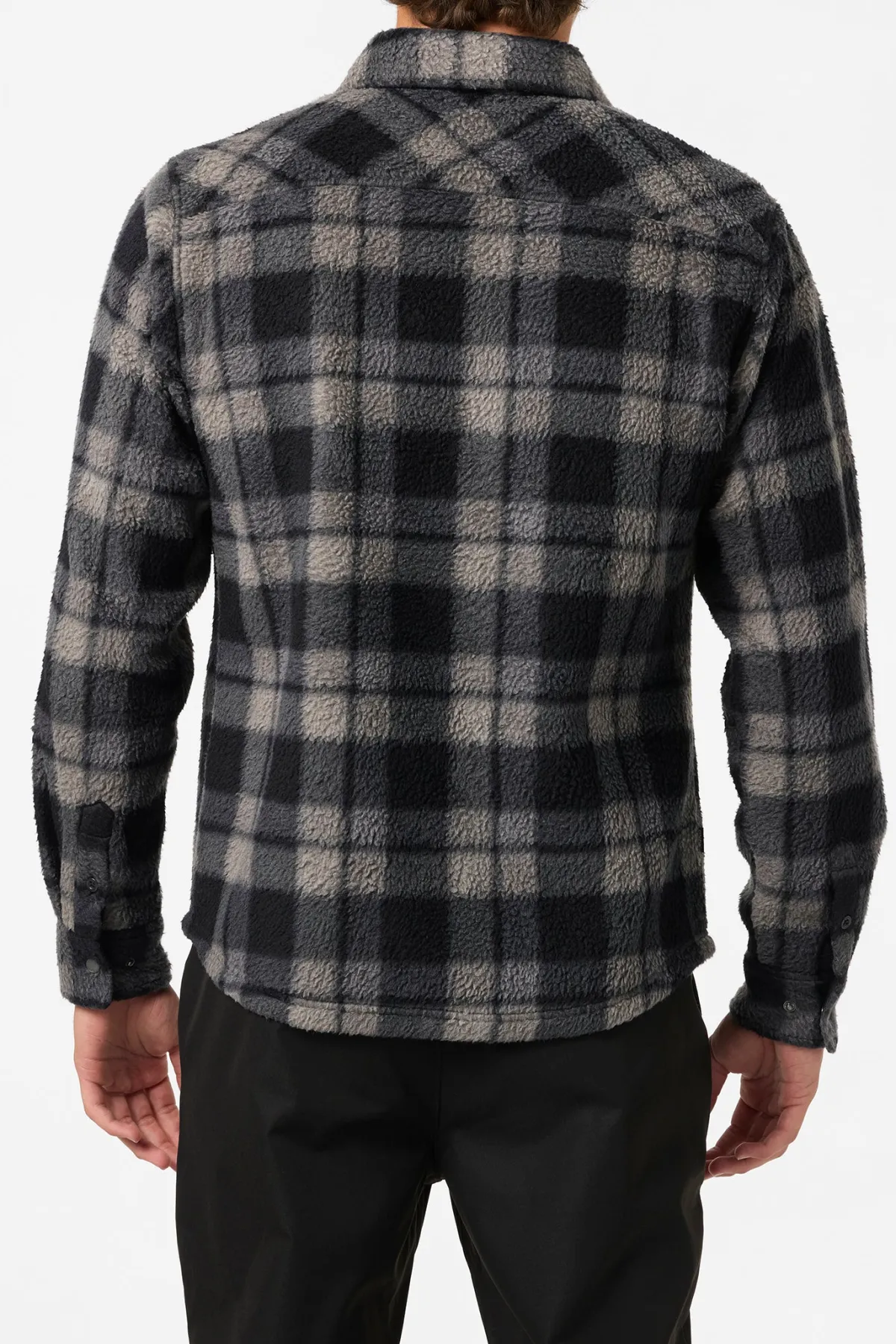 Shirts & Flannels^O'Neill Glacier Plaid High Pile Superfleece Standard Fit Long Sleeve Shirt - | phantom