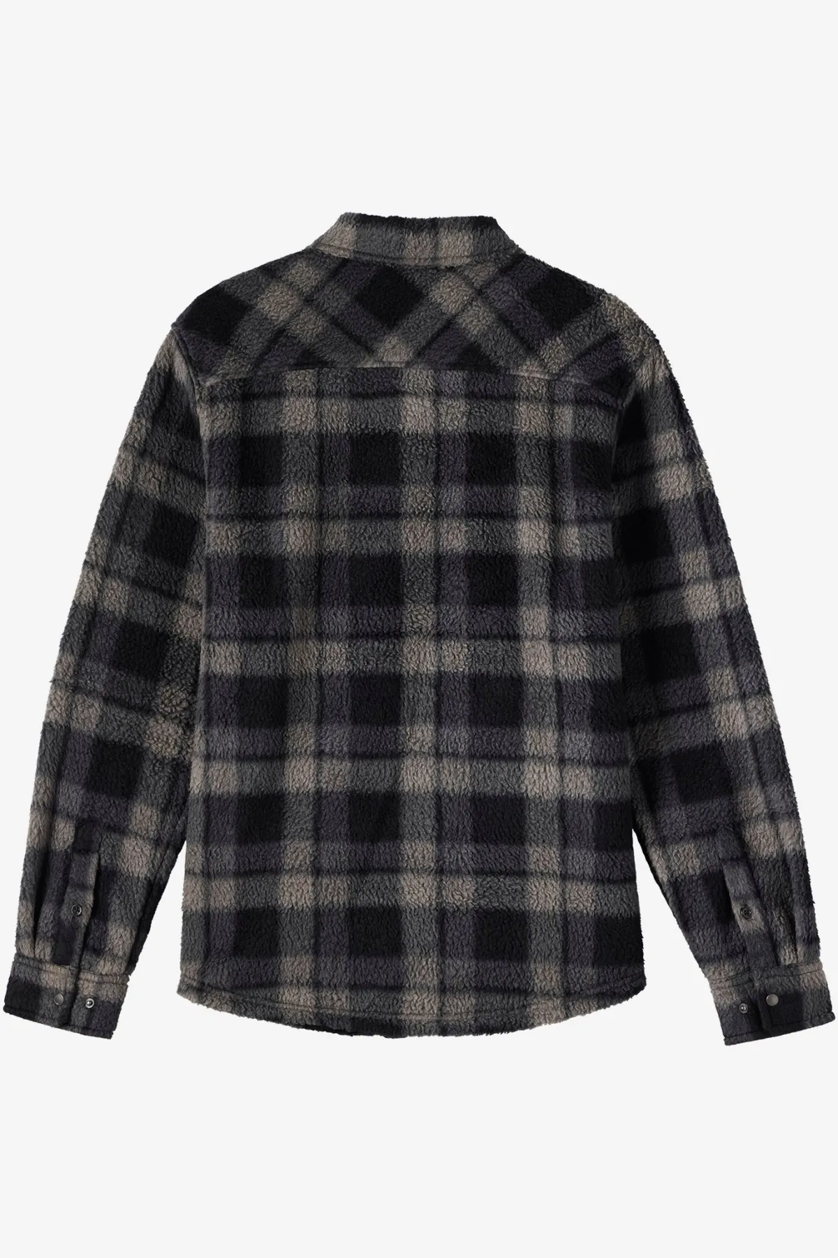 Shirts & Flannels^O'Neill Glacier Plaid High Pile Superfleece Standard Fit Long Sleeve Shirt - | phantom