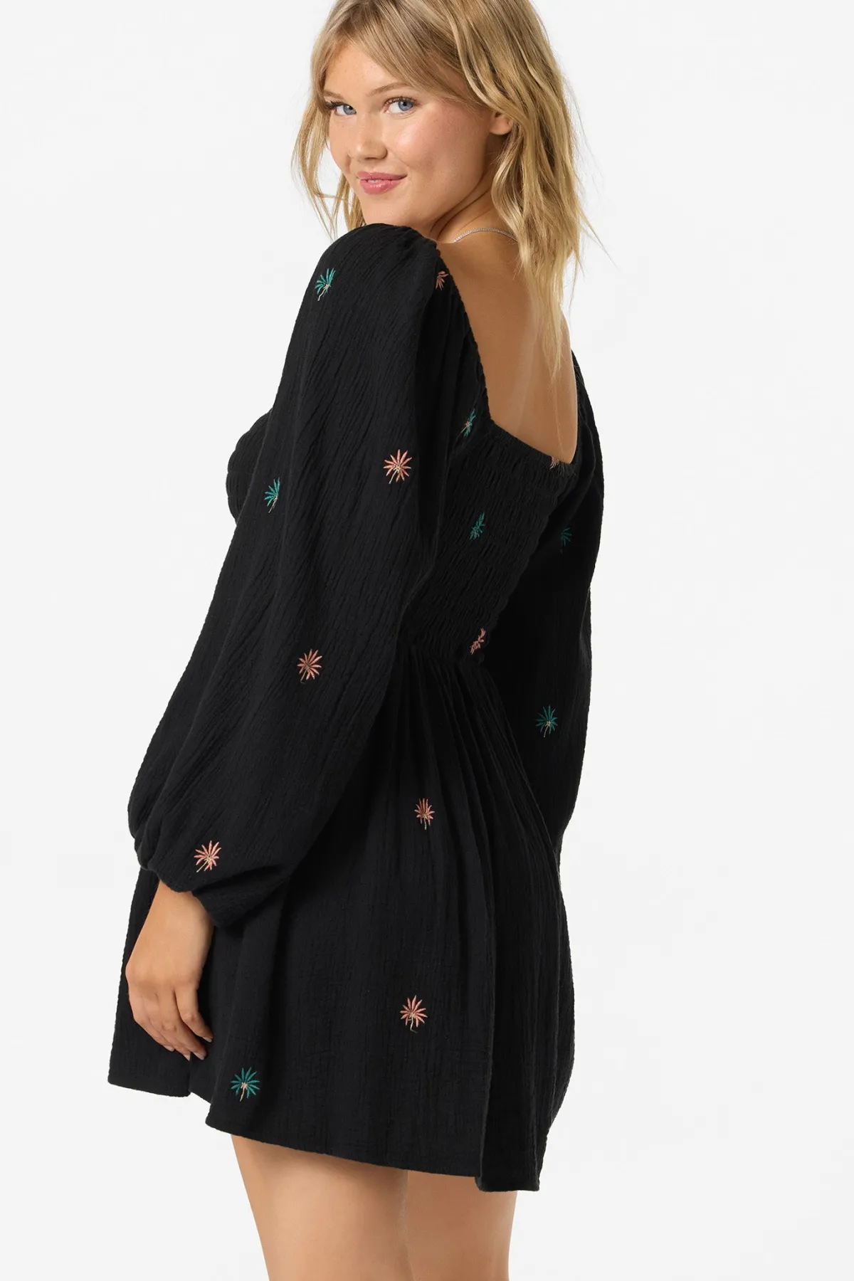 Dresses^O'Neill Gracyn Palm Short Dress - | black