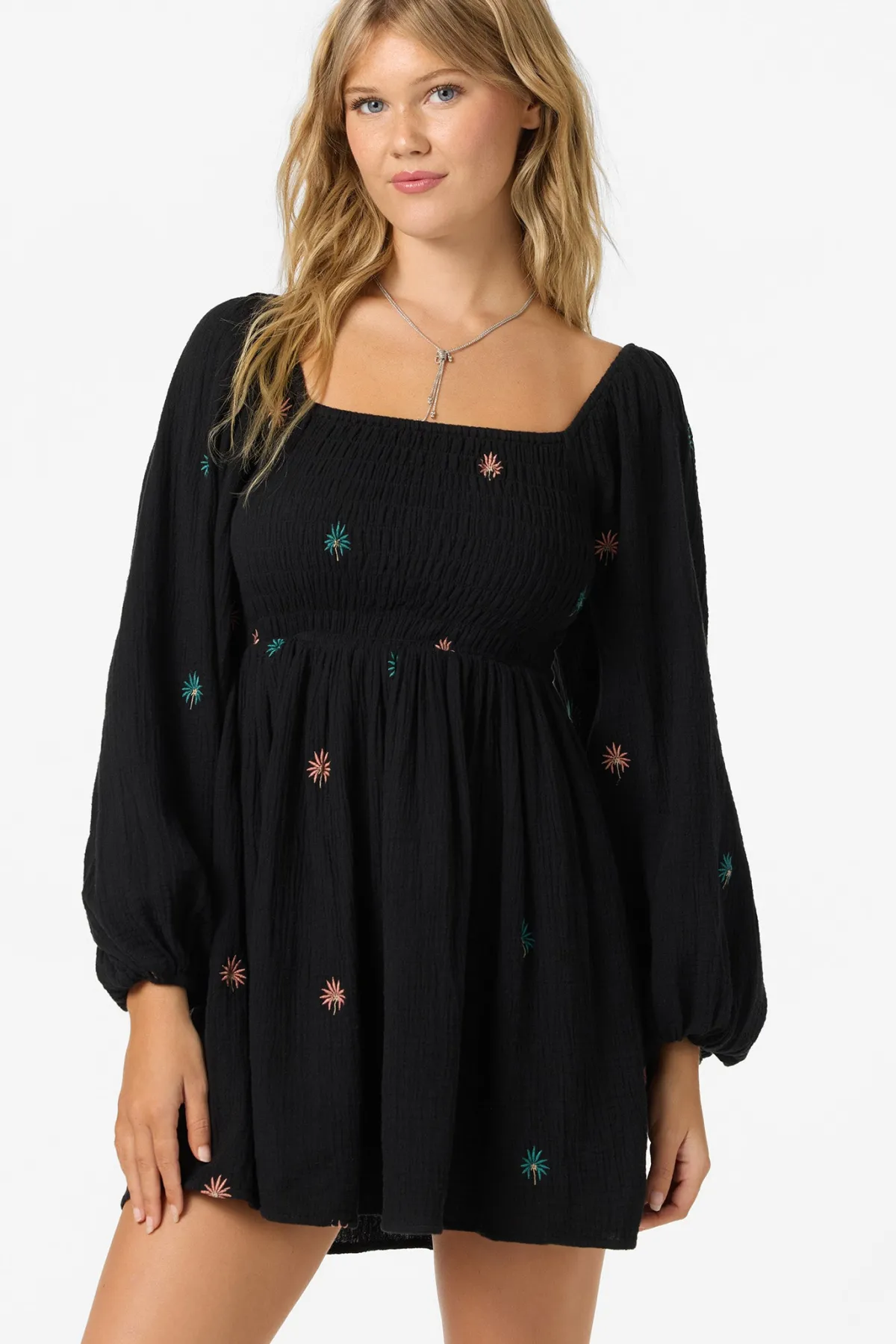 Dresses^O'Neill Gracyn Palm Short Dress - | black