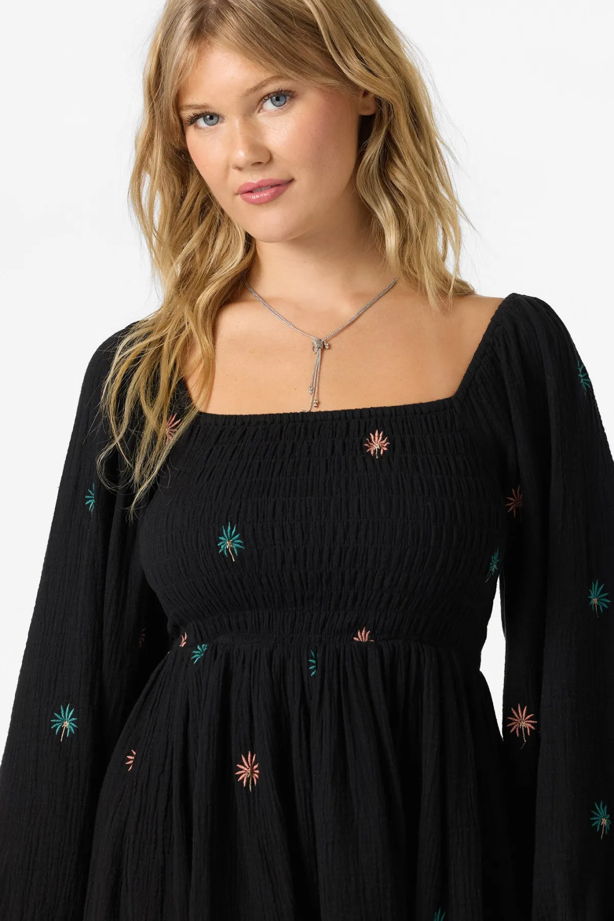 Dresses^O'Neill Gracyn Palm Short Dress - | black