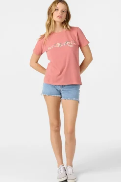 Graphic Tees & Tanks^O'Neill Hawaii Floral Tee - | desert sand