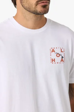 New Arrivals|Tees & Tanks^O'Neill Hawaii Layout Classic Tee - | white