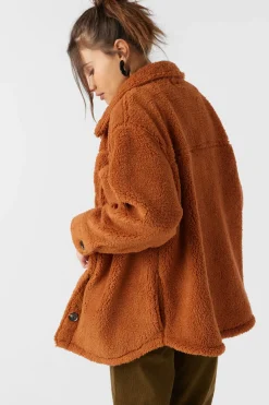 Jackets^O'Neill Heath High Pile Oversized Fleece Jacket - | sierra