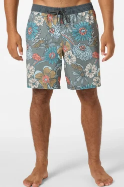 Boardshorts New Arrivals|New Arrivals^O'Neill Hermosa Elastic Waist Lined 17" Swim Trunks Trunks - | mulled basil