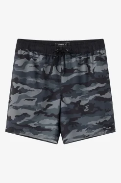 New Arrivals|Boardshorts New Arrivals^O'Neill Hermosa Elastic Waist Lined 17" Swim Trunks Trunks - | black camo