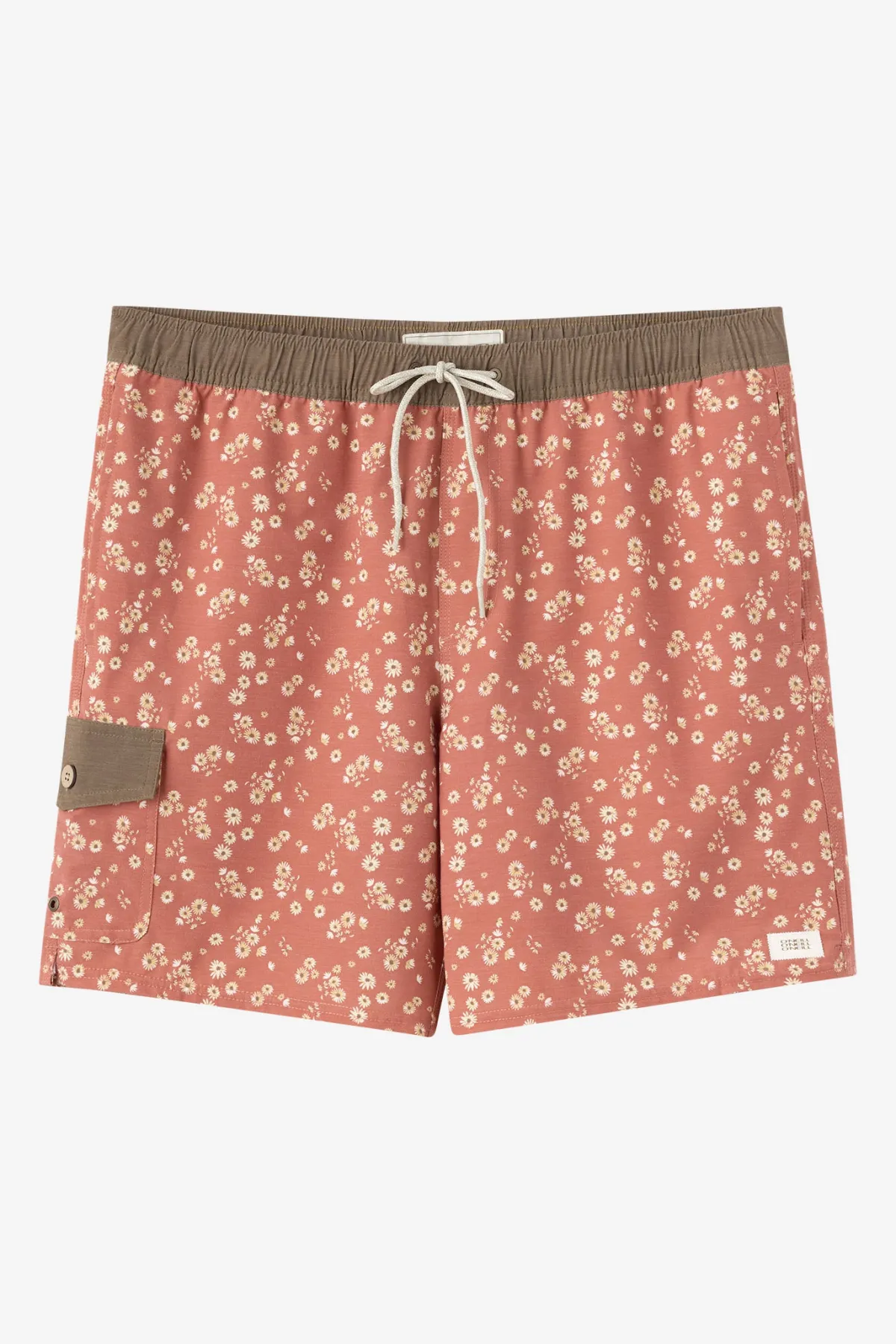 New Arrivals^O'Neill Hermosa Retro 17" Elastic Waist Swim Trunks chutney