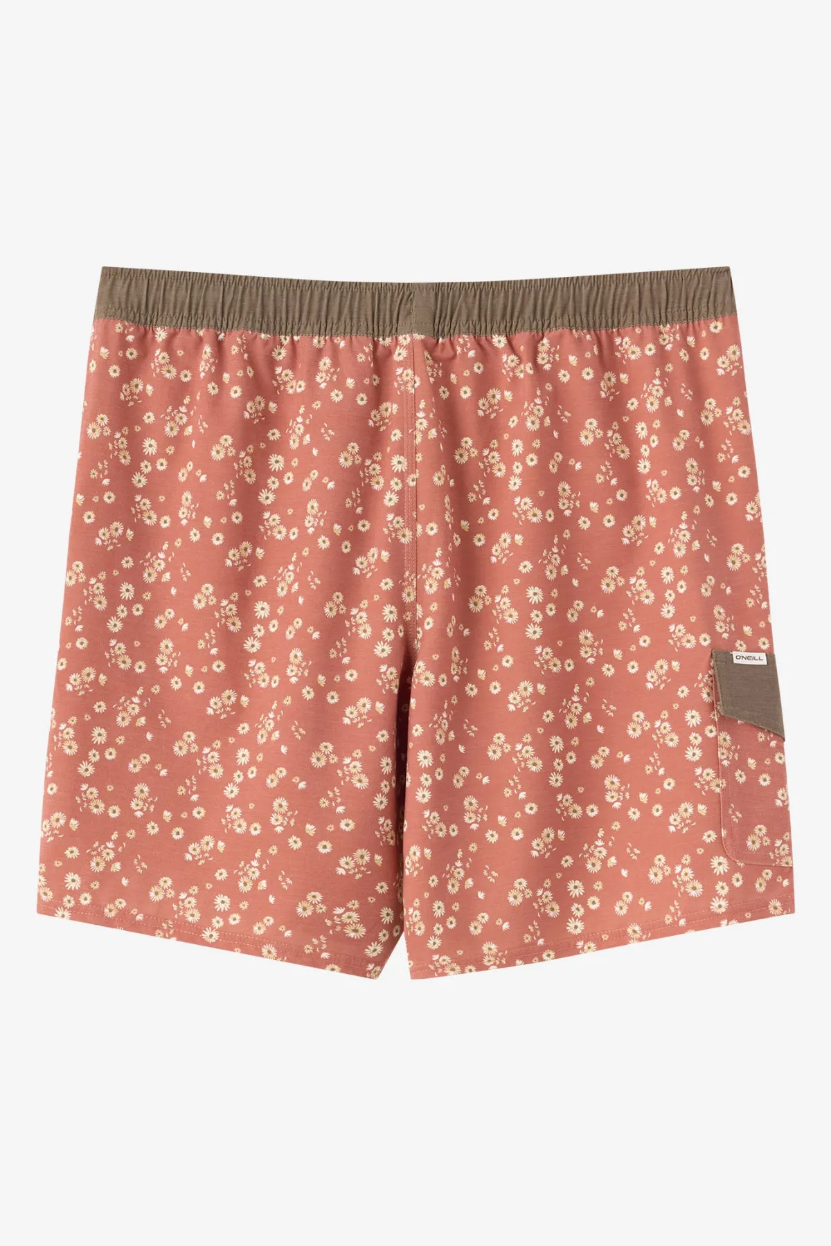New Arrivals^O'Neill Hermosa Retro 17" Elastic Waist Swim Trunks chutney