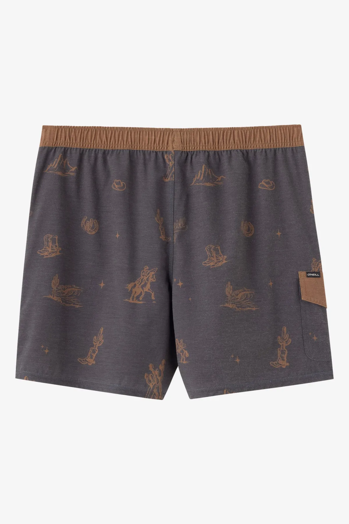 New Arrivals^O'Neill Hermosa Retro 17" Elastic Waist Swim Trunks phantom