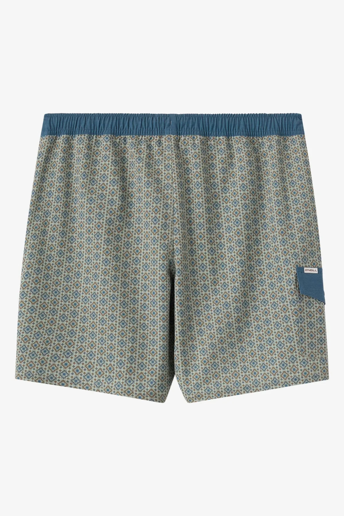 New Arrivals^O'Neill Hermosa Retro 17" Elastic Waist Swim Trunks seagrass