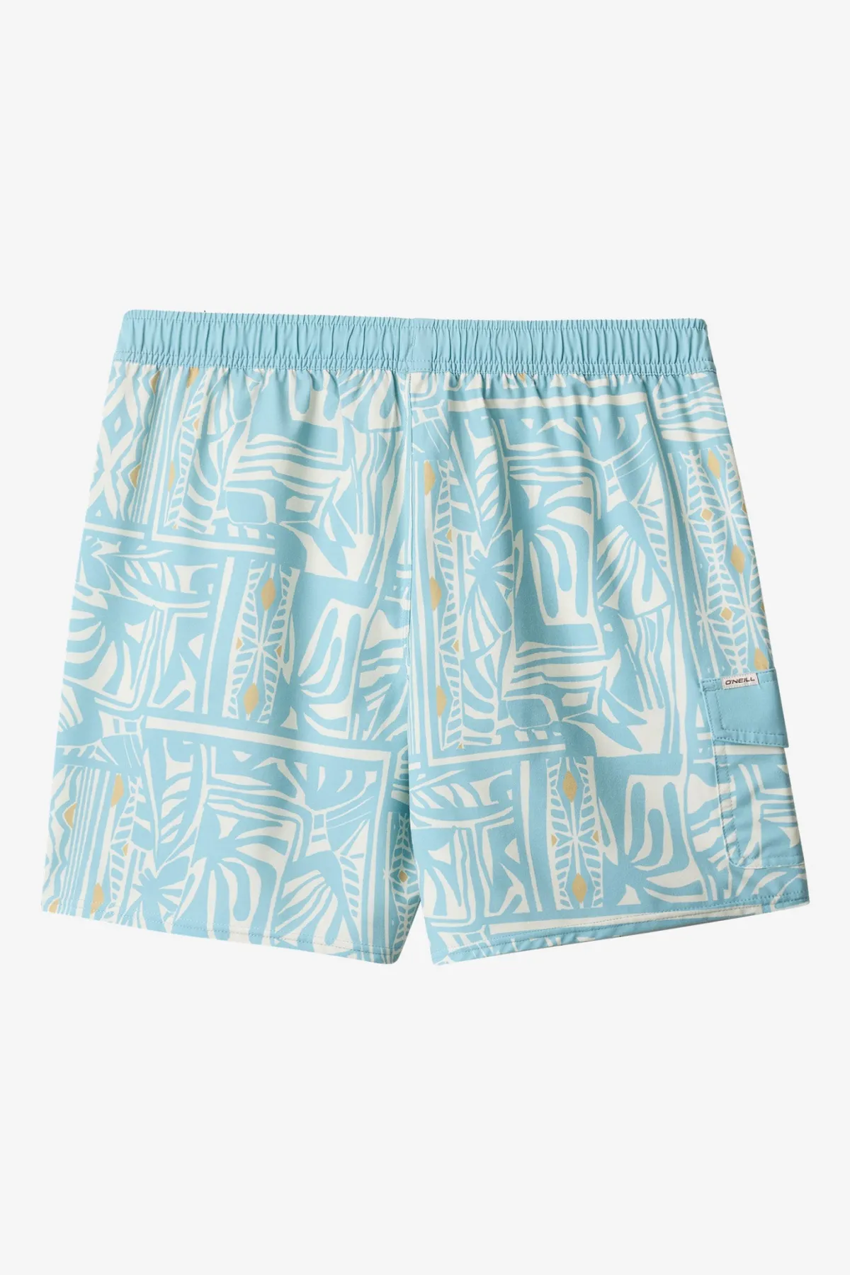 New Arrivals^O'Neill Hermosa Retro 17" Elastic Waist Swim Trunks cream