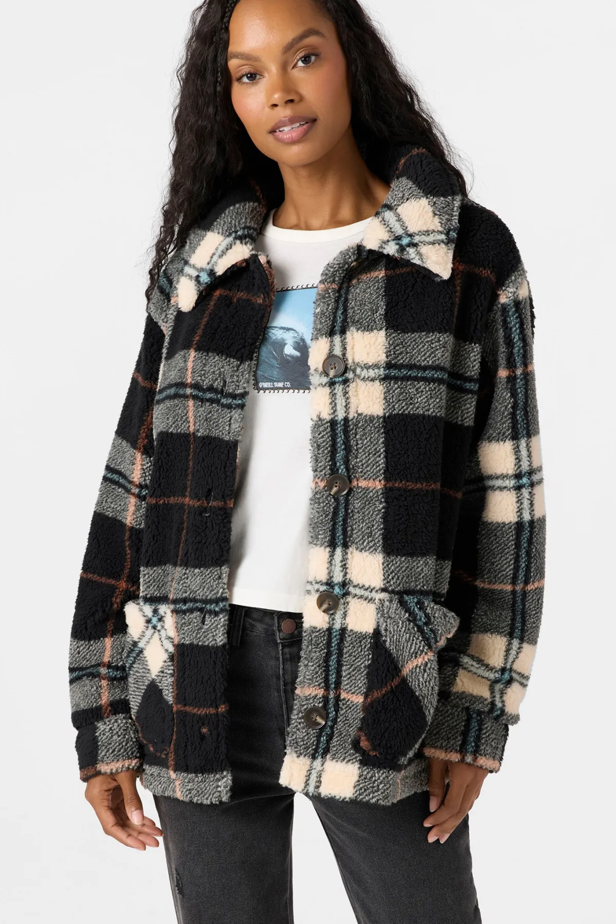 Jackets^O'Neill Huxlee Printed Jacket - | black