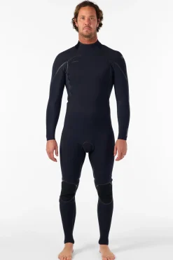 Full Suits^O'Neill Hyperfreak Fire 4/3MM+ Back Zip Full Wetsuit - | blk/blk