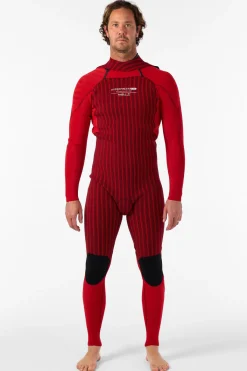Full Suits^O'Neill Hyperfreak Fire 4/3MM+ Back Zip Full Wetsuit - | blk/blk