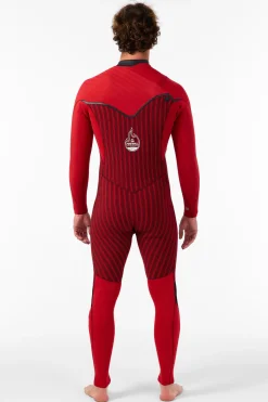 Full Suits^O'Neill Hyperfreak Fire 4/3MM+ Chest Zip Full Wetsuit - | tempsteel/tempsteel