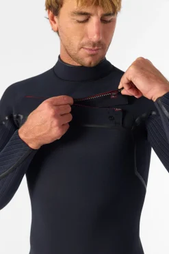 Full Suits^O'Neill Hyperfreak Fire 3/2MM+ Chest Zip Full Wetsuit - | crbn/crbn