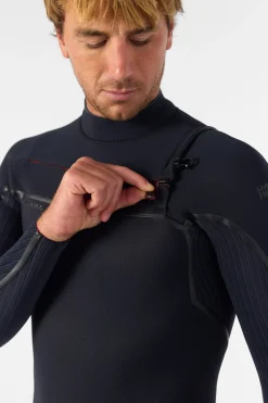 Full Suits^O'Neill Hyperfreak Fire 3/2MM+ Chest Zip Full Wetsuit - | crbn/crbn