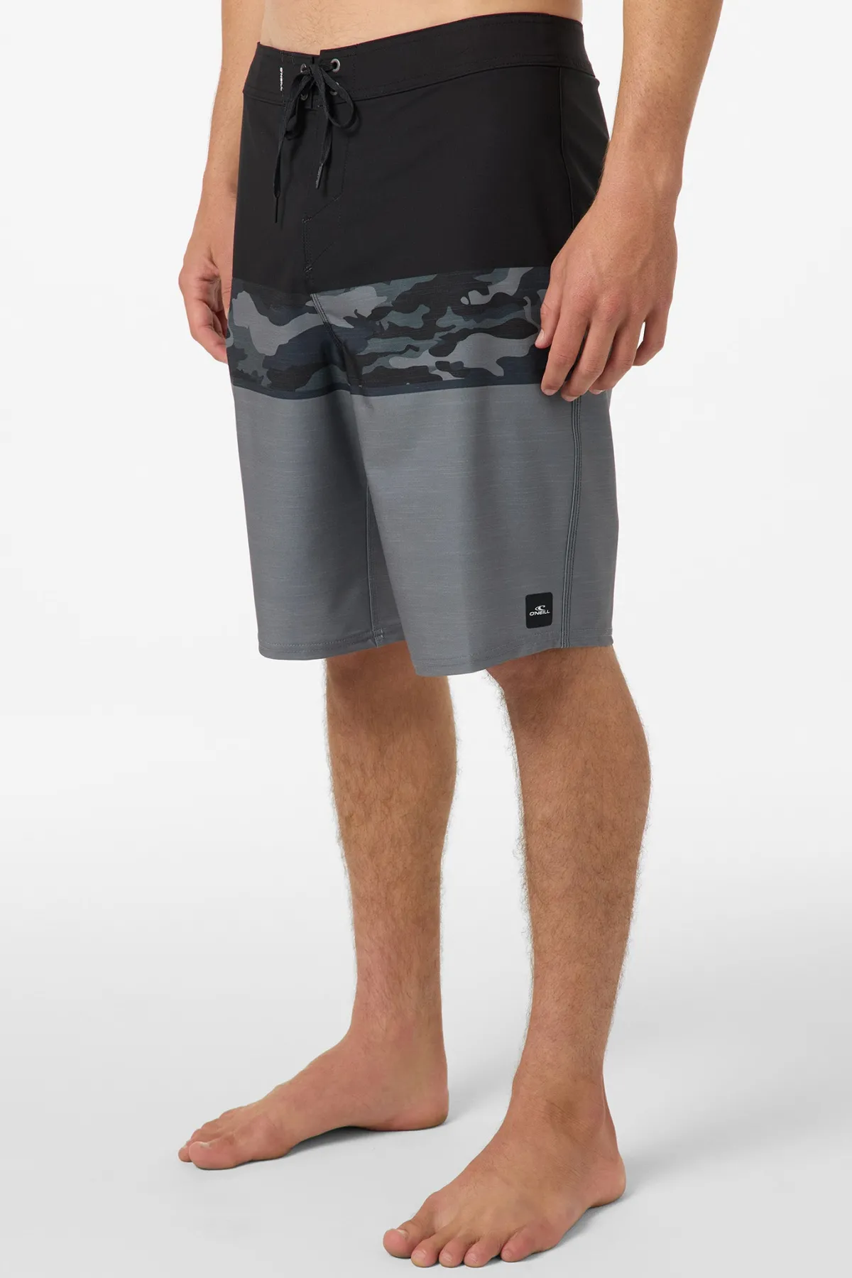 New Arrivals|Boardshorts New Arrivals^O'Neill Hyperfreak Heat Block 21" Boardshorts - | black camo
