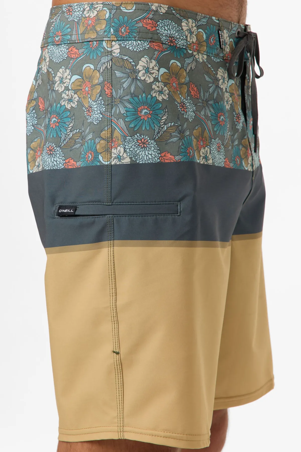 Performance^O'Neill Hyperfreak Heat Block 19" Boardshorts antelope