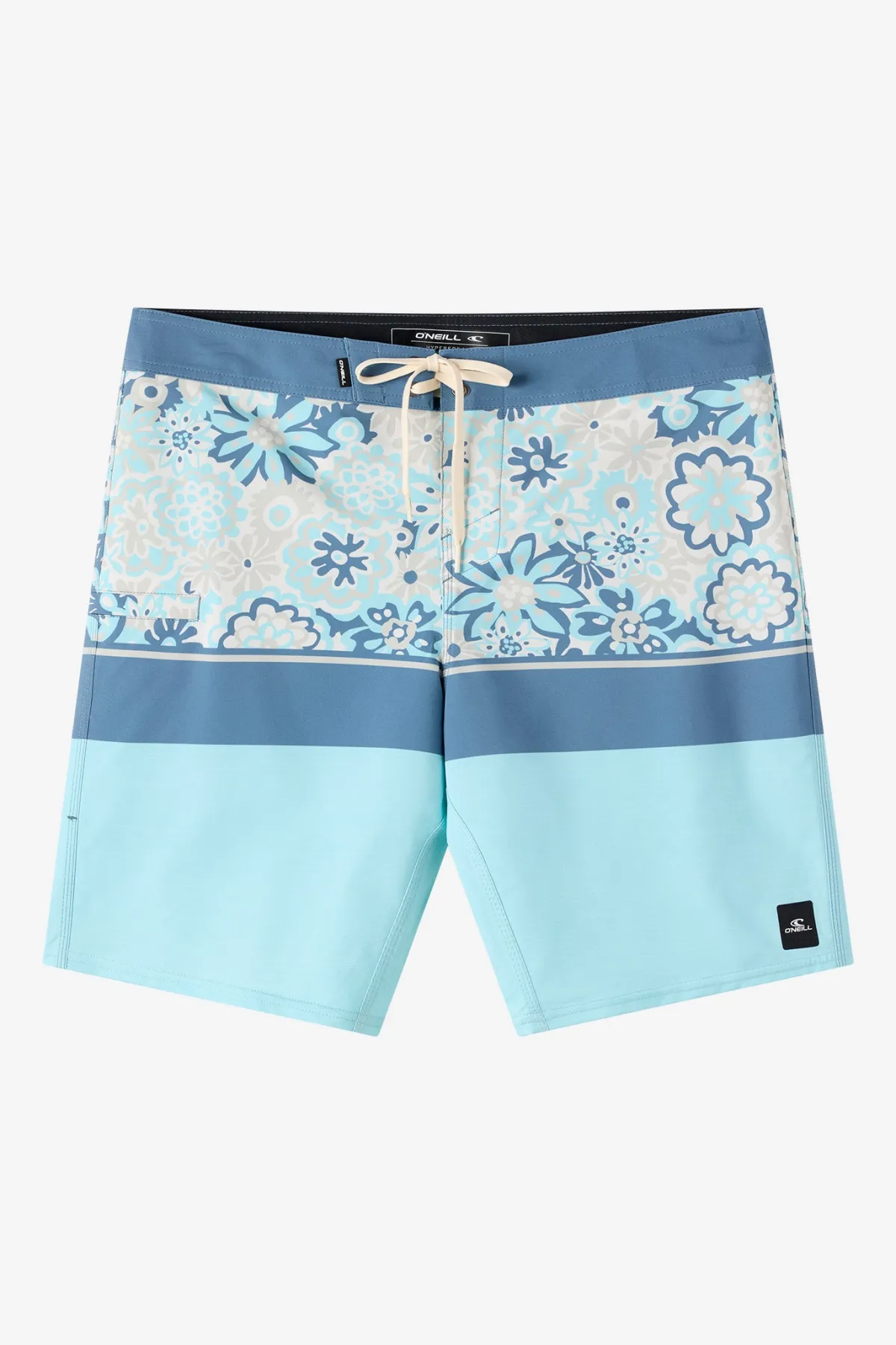 Short Length|Performance^O'Neill Hyperfreak Heat Block 19" Boardshorts pstl turq 2
