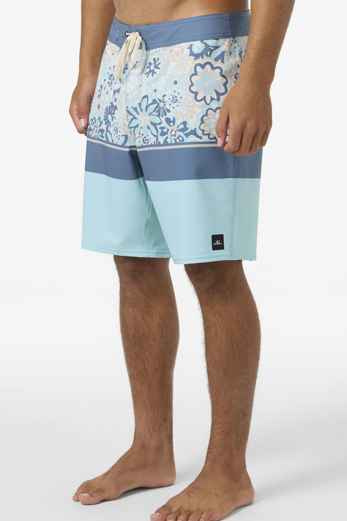 Short Length|Performance^O'Neill Hyperfreak Heat Block 19" Boardshorts pstl turq 2