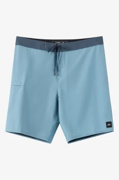 Performance^O'Neill Hyperfreak Heat Solid 19" Boardshorts stone blue