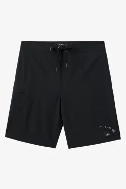 Boardshorts New Arrivals|Mid Length^O'Neill Hyperfreak Heat Solid Hawaii 20" Boardshorts - | black