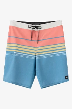 Boardshorts New Arrivals|Performance^O'Neill Hyperfreak Heat Stripe 20" Boardshorts - Captain's Blue |