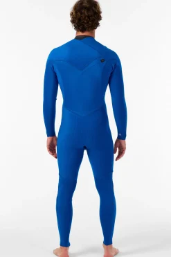 Full Suits^O'Neill Hyperfreak 3/2+MM Chest Zip Full - | blk/twlblu