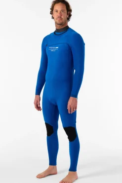 Full Suits^O'Neill Hyperfreak 3/2+MM Chest Zip Full - | blk/twlblu