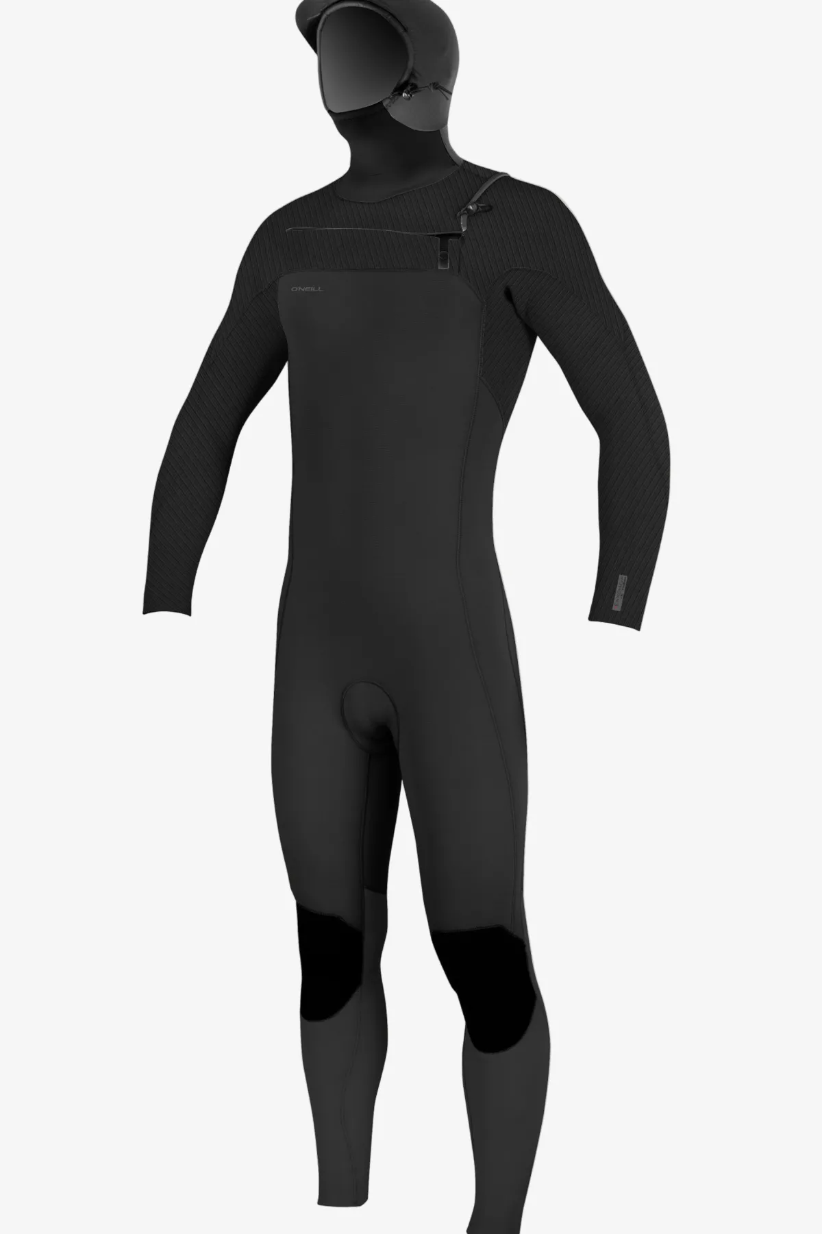 Full Suits^O'Neill Hyperfreak 4/3+MM Chest Zip Full W/hood - | black/black