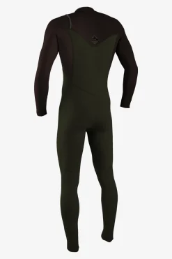 Full Suits^O'Neill Hyperfreak 3/2+MM Chest Zip Full - | ranger/arabica