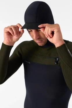Full Suits^O'Neill Hyperfreak 4/3+MM Chest Zip Full W/hood - Blk/ranger |