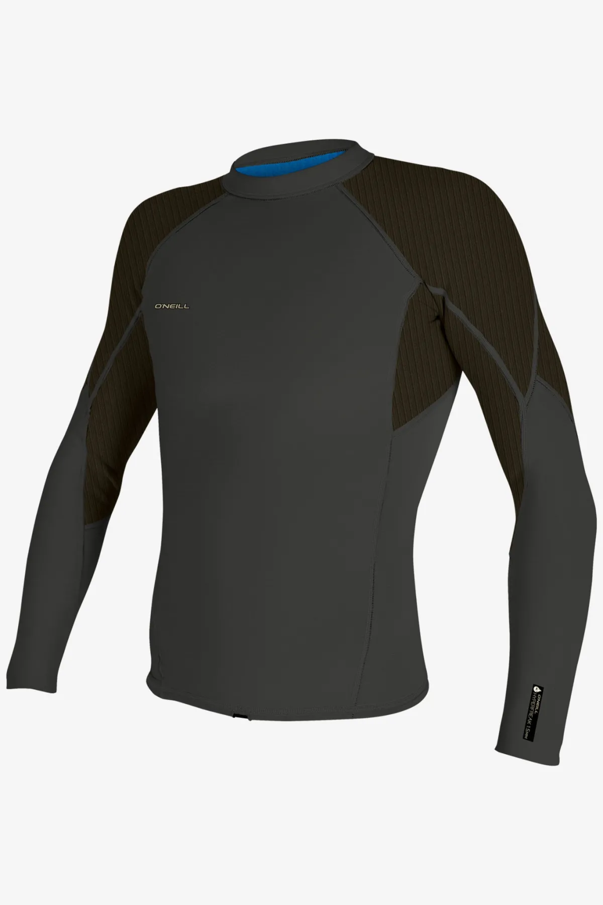 Neoprene Tops^O'Neill Hyperfreak 1.5MM Long Sleeve Top - Raven/arm |