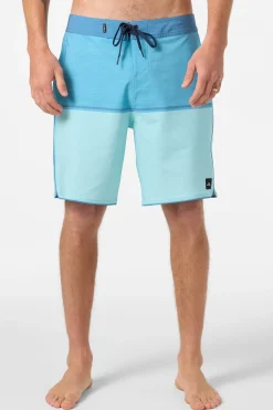 Performance^O'Neill Hyperfreak Mysto Block Scallop 19" Boardshorts canal blue