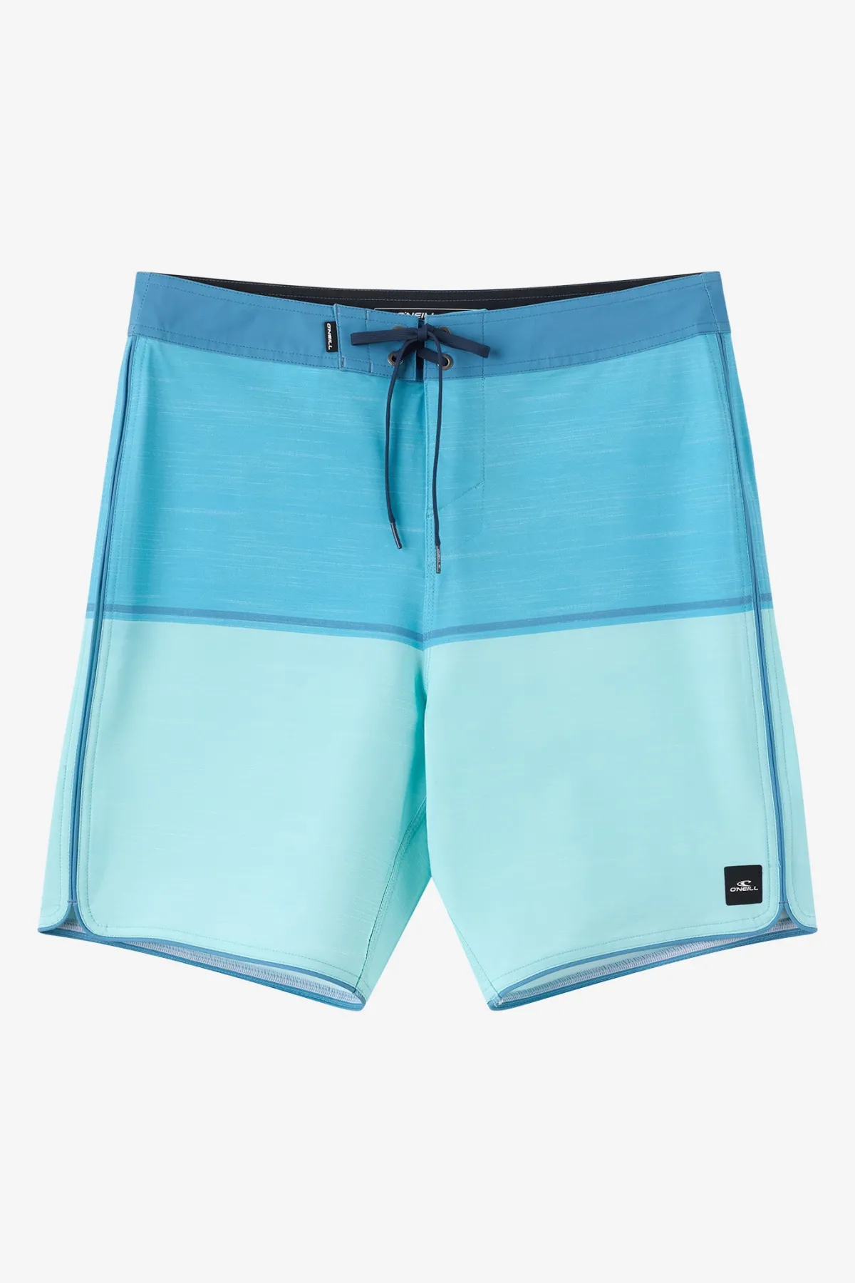 New Arrivals|Boardshorts New Arrivals^O'Neill Hyperfreak Mysto Block Scallop 19" Boardshorts - | canal blue
