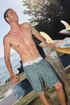 Boardshorts New Arrivals|Mid Length^O'Neill Hyperfreak Mysto Scallop 19" Boardshorts - | mulled basil