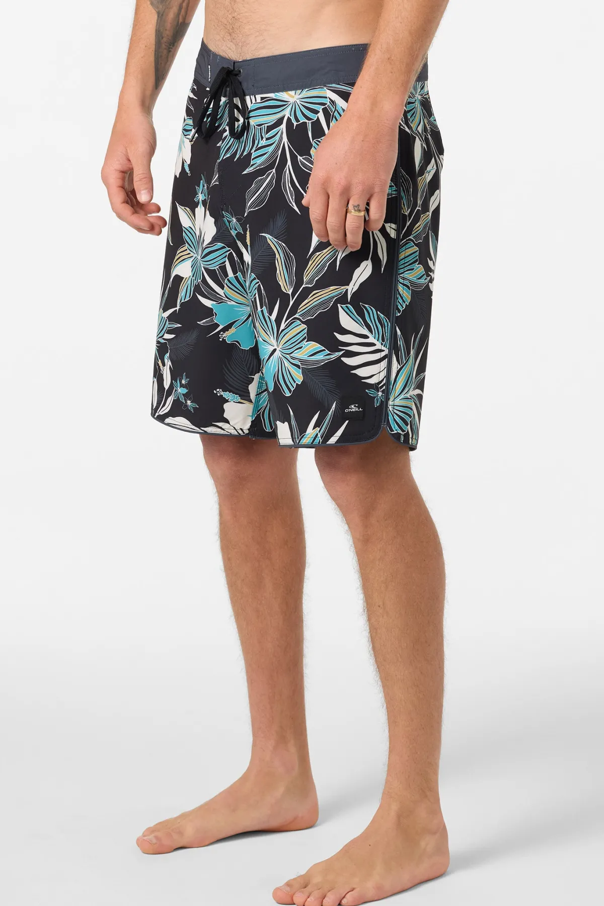 New Arrivals|Boardshorts New Arrivals^O'Neill Hyperfreak Mysto Scallop 19" Boardshorts - | black