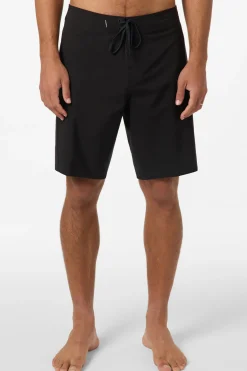 Boardshorts New Arrivals|Mid Length^O'Neill Hyperfreak Tech Solid 19" Boardshorts - | black