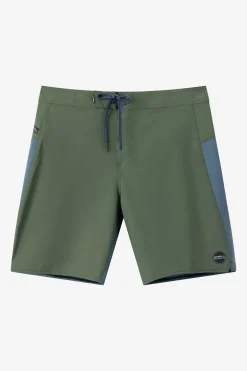 Boardshorts New Arrivals^O'Neill Hyperfreak TRVLR Tech Enduro 19" Boardshorts - | dark olive