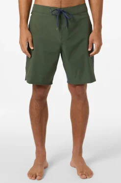 Boardshorts New Arrivals^O'Neill Hyperfreak TRVLR Tech Enduro 19" Boardshorts - | dark olive