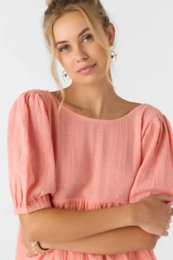 Tops^O'Neill Janette Top - | coral haze
