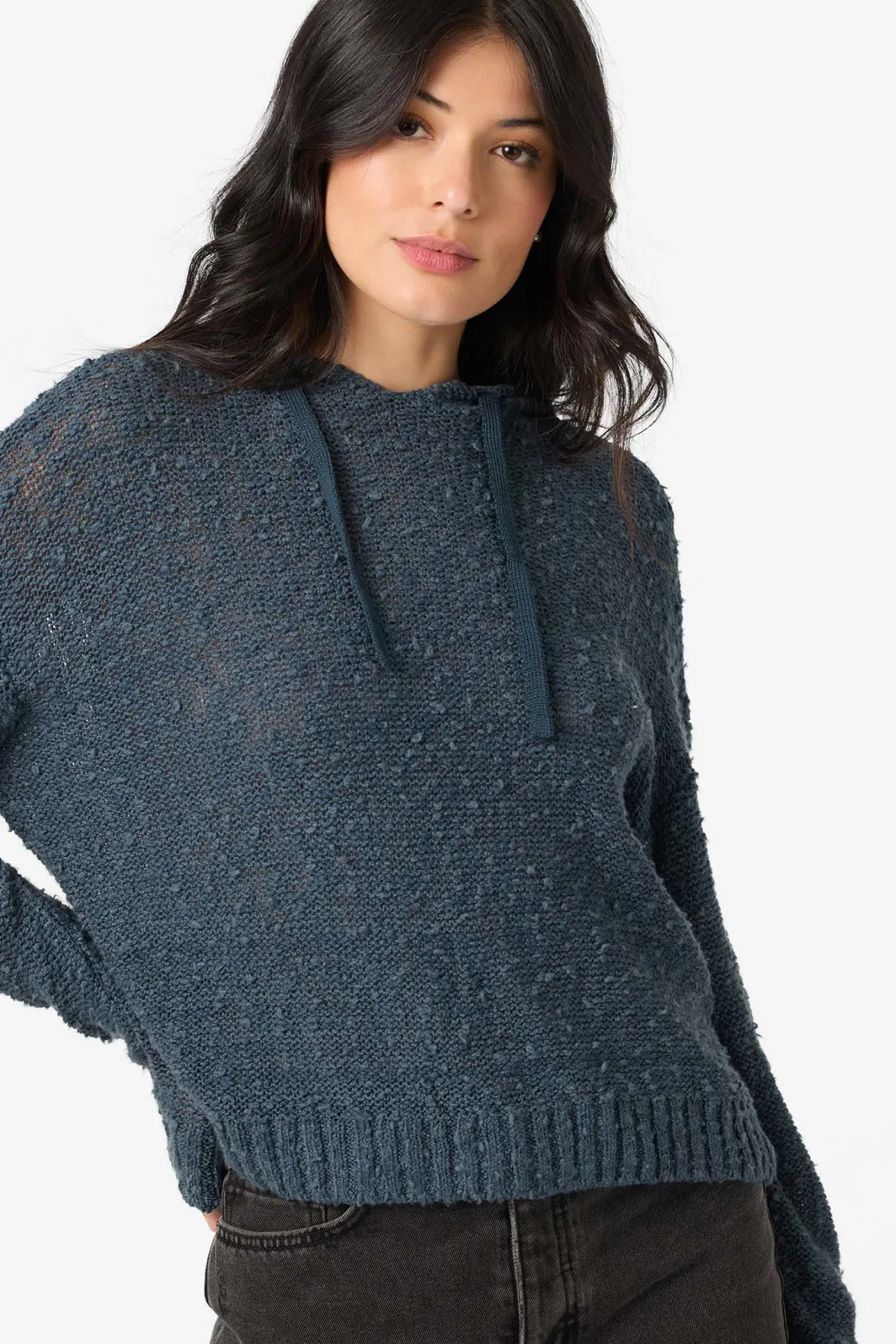 Sweaters, Hoodies & Fleece^O'Neill Jayne Solid Long Sleeve Sweater - | slate