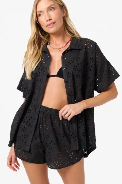Matching Sets|Swim Cover-Ups^O'Neill Jenna Cover-Up Top - | black