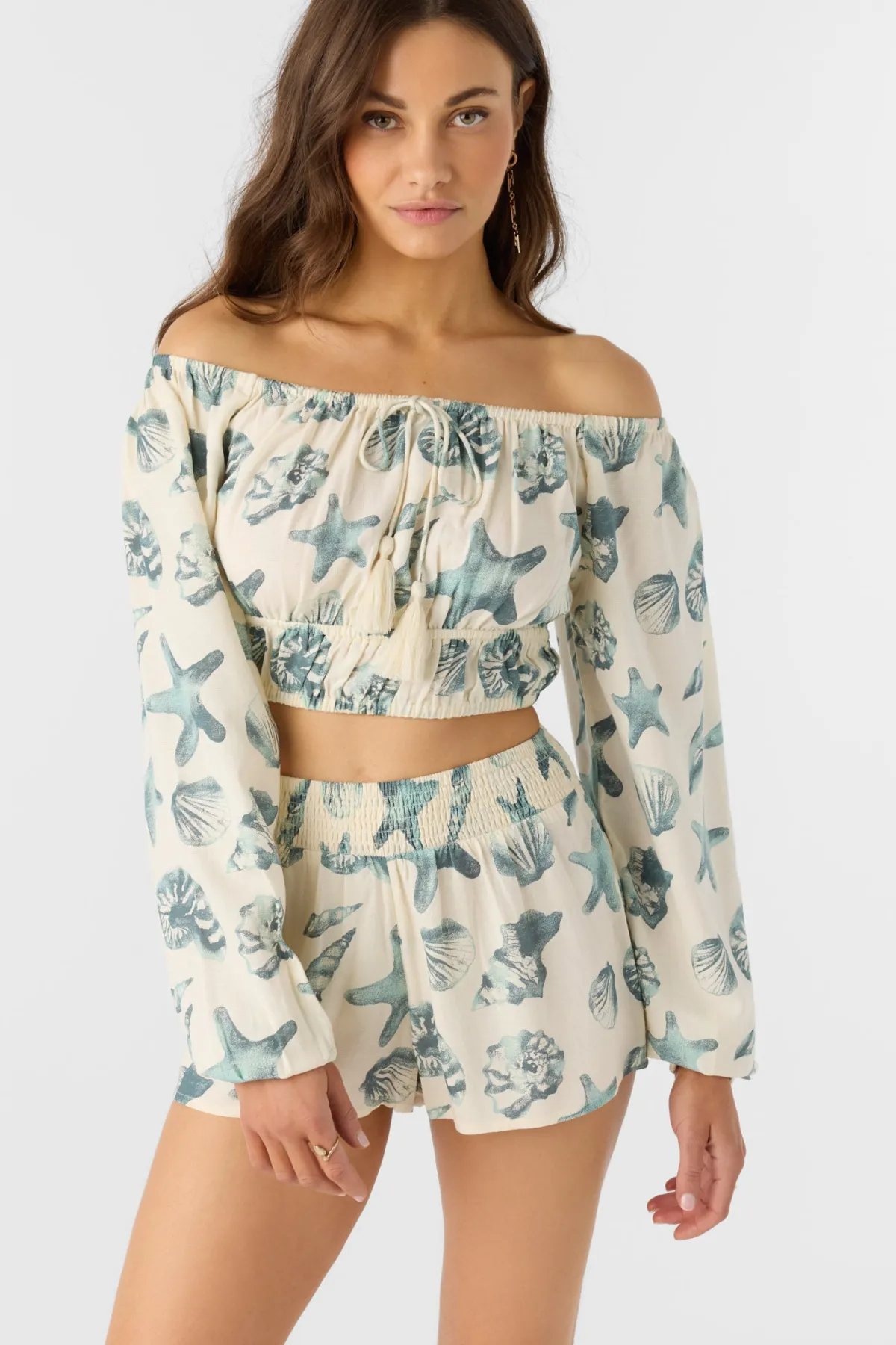 Tops^O'Neill Kammie Long Sleeve Top - | winter white