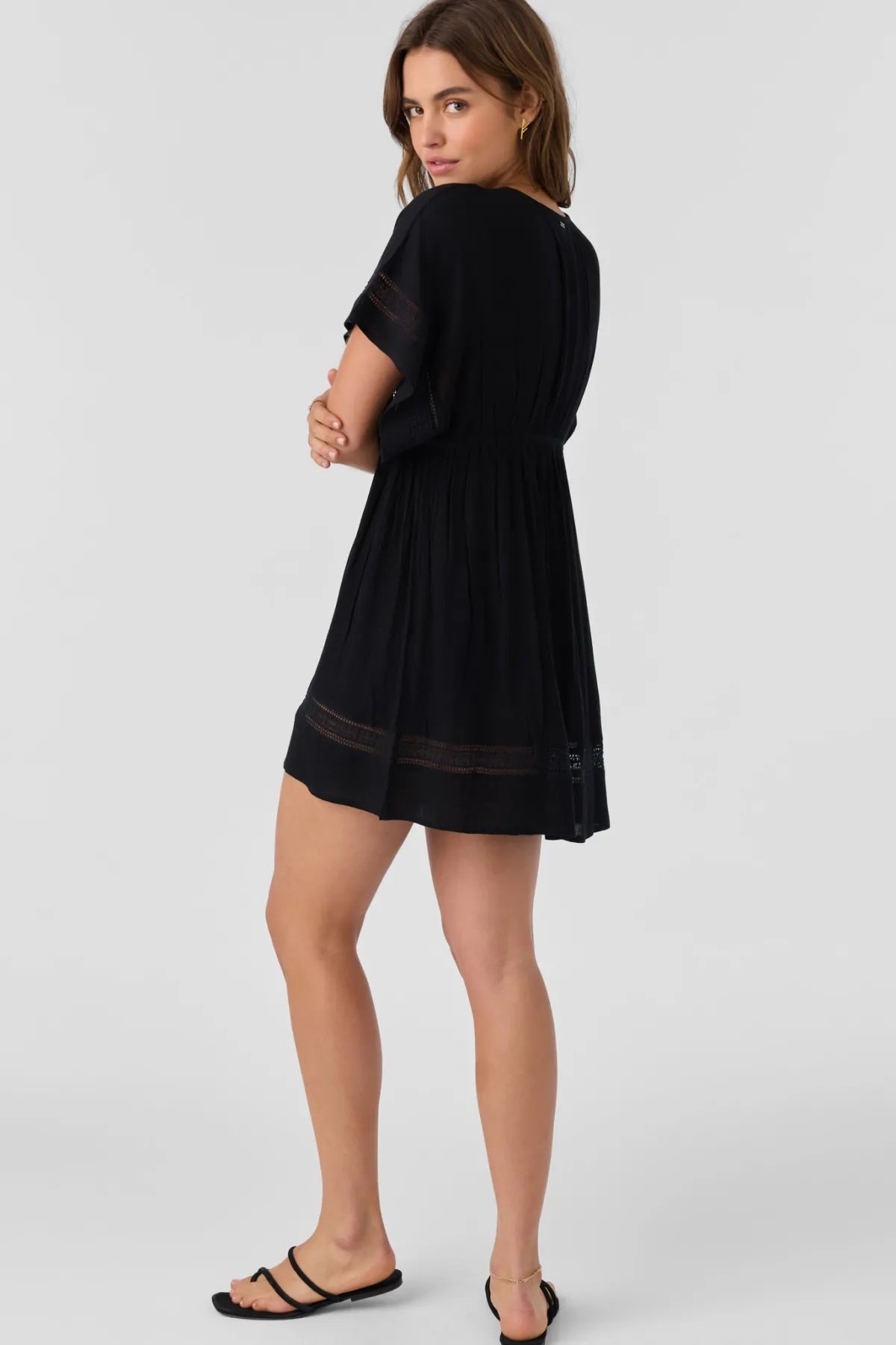 Swim Cover-Ups^O'Neill Kleo Woven Cover-Up Dress - | black