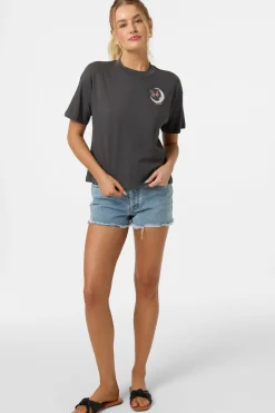 Graphic Tees & Tanks|New Arrivals^O'Neill La Luna Easy Tee washed black