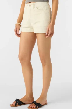 Bottoms^O'Neill Langford Cord Shorts - | winter white