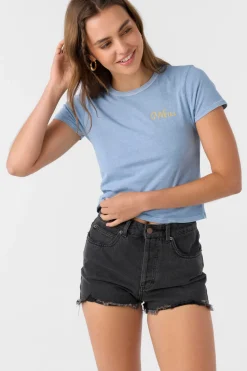 Bottoms^O'Neill Lanisa Denim Shorts - | washed black